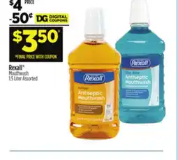 Dollar General Rexall Mouthwash offer