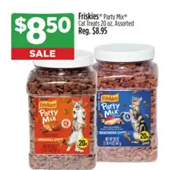 Dollar General Friskies Party Mix Cat Treats offer