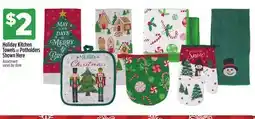 Dollar General Holiday Kitchen Towels or Potholders offer