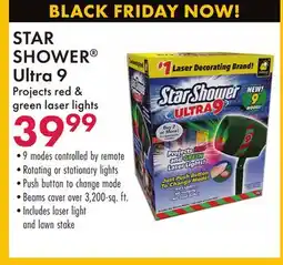 Boscov's STAR SHOWER Ultra 9 offer