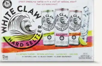 Target White Claw 12-pk hard seltzer offer