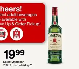 Target Select Jameson 750mL Irish whiskey offer