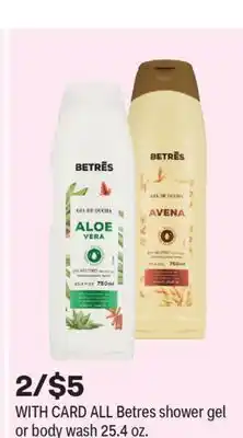 CVS ALL Betres shower gel or body wash offer