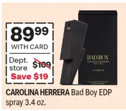 CVS CAROLINA HERRERA Bad Boy EDP spray offer