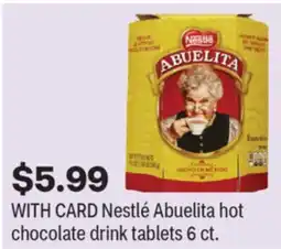 CVS Nestlé Abuelita hot chocolate drink tablets 6 ct offer
