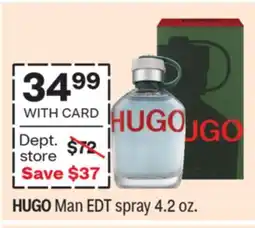 CVS HUGO Man EDT spray offer