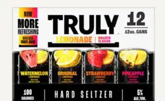 Target Truly & 12-pk. hard seltzers offer