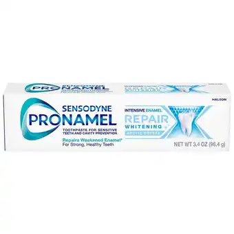 Walgreens Intensive Enamel Repair Toothpaste Mint offer