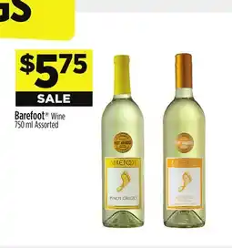 Dollar General Barefoot Wine offer
