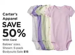 Kroger Carter's Apparel offer