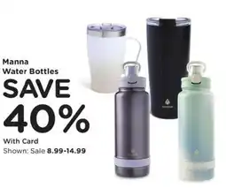 Kroger Manna Water Bottles offer