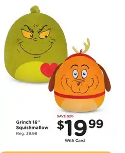 Kroger Grinch Squishmallow offer