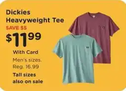 Kroger Dickies Heavyweight Tee offer