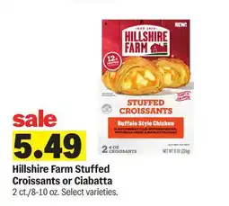 Meijer Hillshire Farm Stuffed Croissants or Ciabatta offer