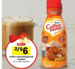 Meijer Coffee mate Refrigeraated Creamer offer
