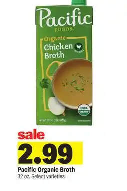 Meijer Pacific Organic Broth offer