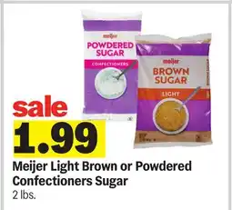 Meijer Meijer Light Brown or Powdered Confectioners Sugar offer