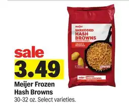 Meijer Meijer Frozen Hash Browns offer