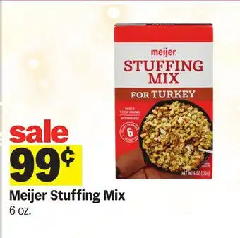 Meijer Meijer Stuffing Mix offer