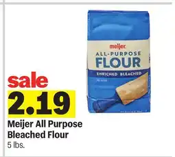 Meijer Meijer All Purpose Bleached Flour offer