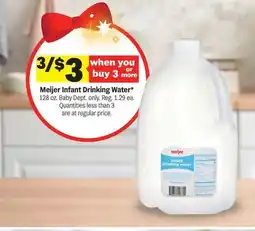 Meijer Meijer Infant Drinking Water offer