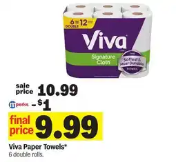 Meijer Viva Paper Towels offer