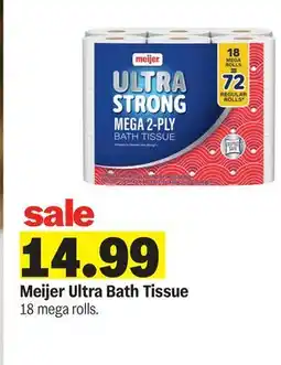 Meijer Meijer Ultra Bath Tissue offer