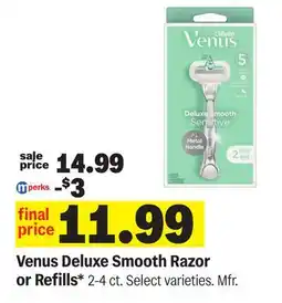 Meijer Venus Deluxe Smooth Razor or Refills offer