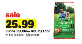 Meijer Purina Dog Chow Dry Dog Food offer
