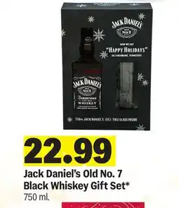 Meijer Jack Daniel's Old No. 7 Black Whiskey Gift Set offer