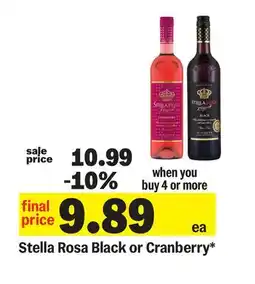 Meijer Stella Rosa Black or Cranberry offer