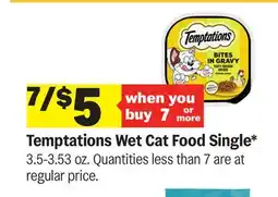 Meijer Temptations Wet Cat Food offer