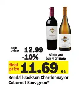 Meijer Kendall-Jackson Chardonnay or Cabernet Sauvignon offer