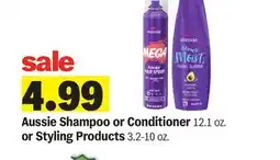 Meijer Aussie Shampoo or Conditioner 12.1 oz. or Styling Products 3.2-10 oz offer