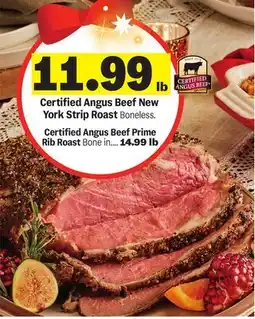 Meijer Certified Angus Beef New York Strip Roast offer