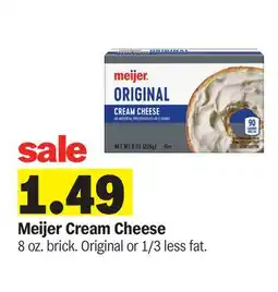 Meijer Meijer Cream Cheese offer