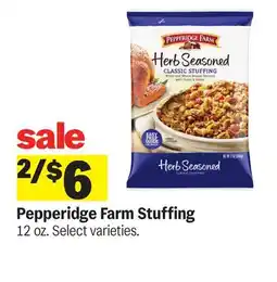 Meijer Pepperidge Farm Stuffing offer