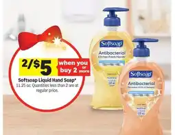 Meijer Softsoap Liquid Hand Soap offer