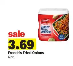 Meijer French's Fried Onions offer
