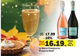 Meijer La Marca Prosecco or Prosecco Rosé offer