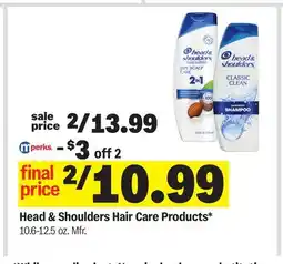 Meijer Head & Shoulders Hair Care Products offer