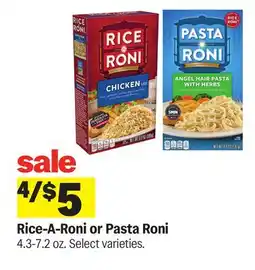 Meijer Rice-A-Roni or Pasta Roni offer