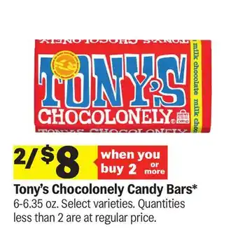 Meijer Tony's Chocolonely Candy Bars offer