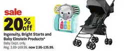 Meijer Ingenuity, Bright Starts and Baby Einstein Products offer