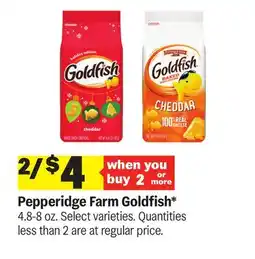 Meijer Pepperidge Farm Goldfish offer