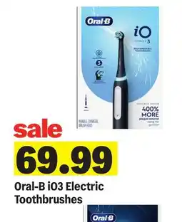 Meijer Oral-B iO3 Electric Toothbrushes offer