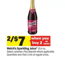Meijer Welch's Sparkling Juice offer