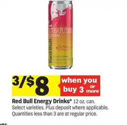 Meijer Red Bull Energy Drinks offer