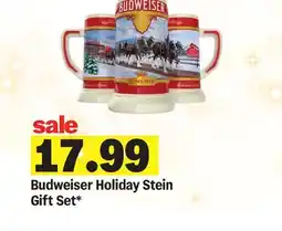Meijer Budweiser Holiday Stein Gift Set offer