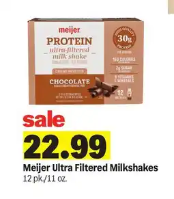 Meijer Meijer Ultra Filtered Milkshakes offer